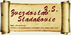 Zvezdoslav Sladaković vizit kartica
